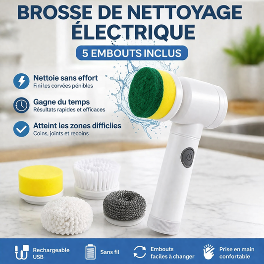 Brosse électrique en Kit – Nettoyage en quelques secondes